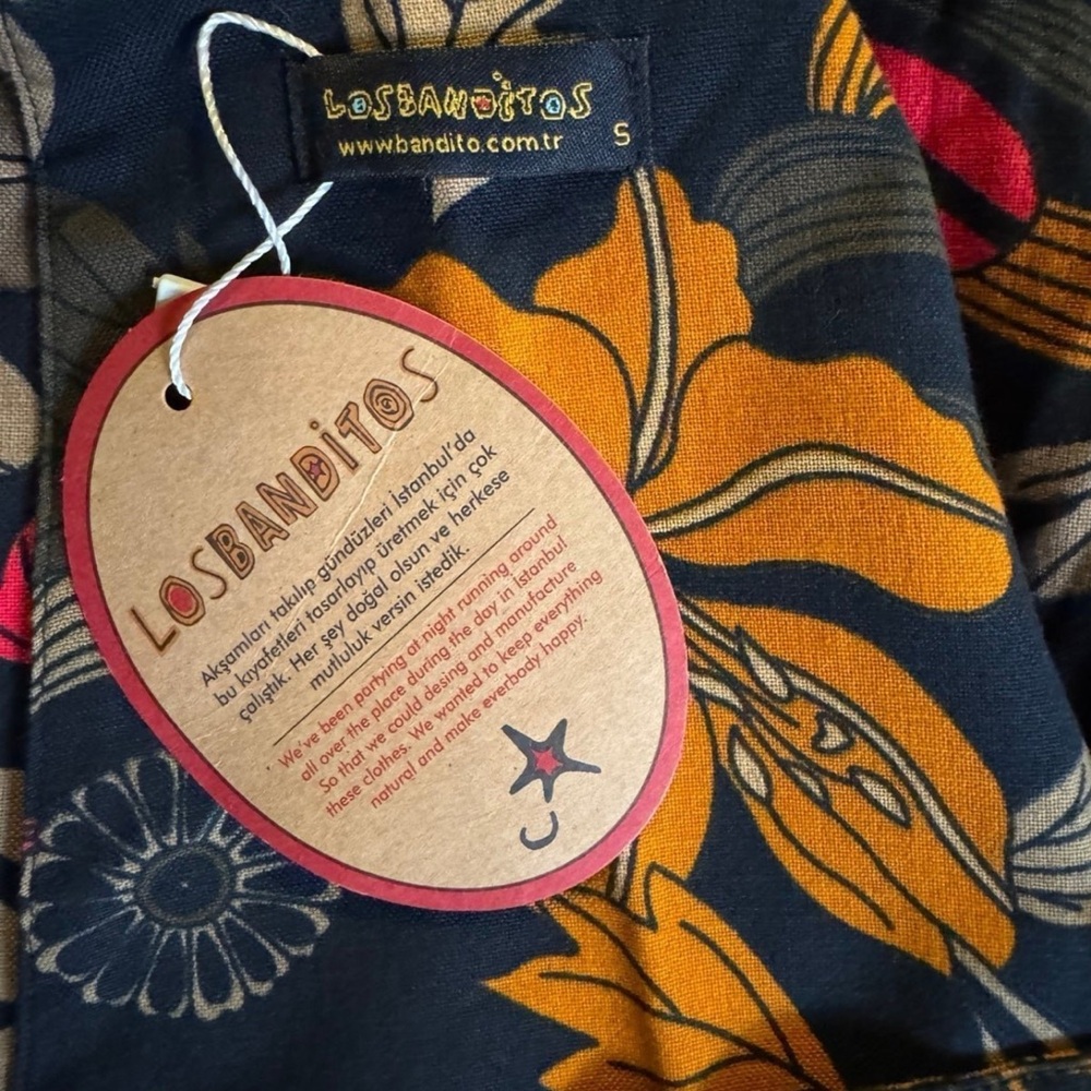 Floral Canvas Overalls - Picture 3 of 4